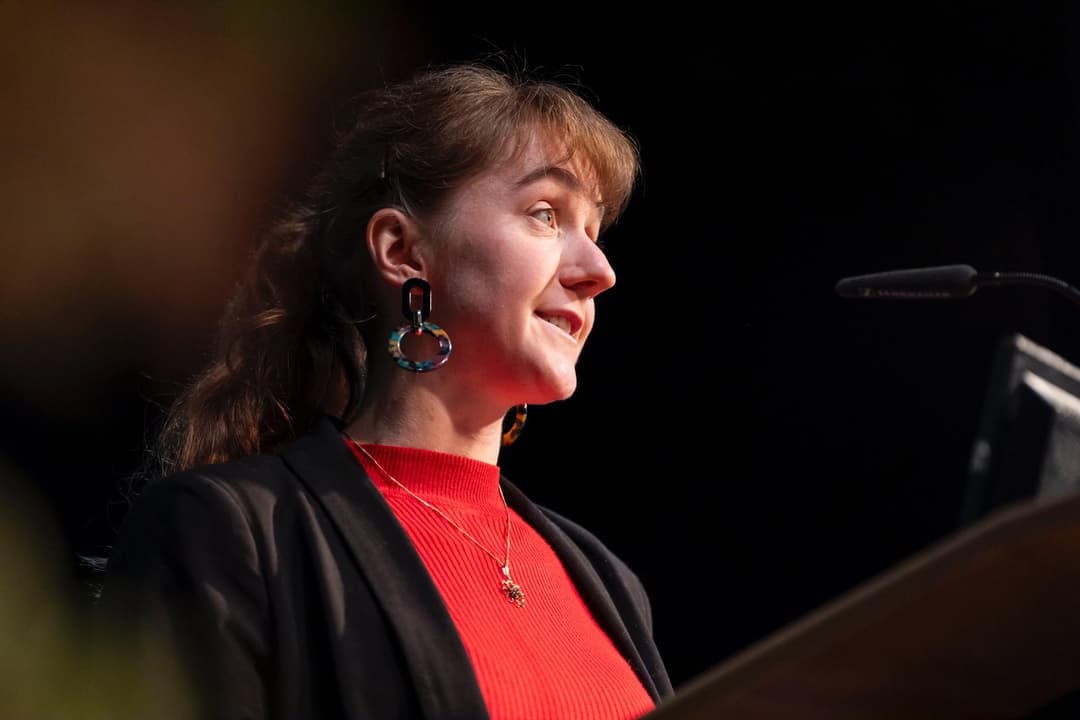 Melanie Nerlich Rednerpult